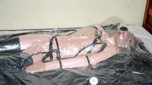 Jul 2 2023 - VacPacked in my pink PVC combodress with my PVC face shield PVC lead aprons rubber aprons and PVC aprons