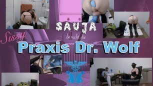 Dr. Prof. Wolf Part 1 - My first visit at the Sissy-Doctor with examination