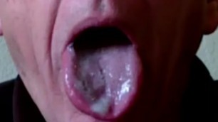 Close up Cum Swallow six