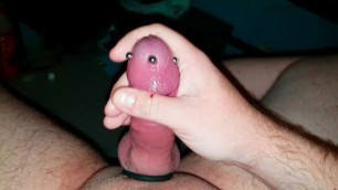 Cum with Buttplug and Cockring On. really Big Load