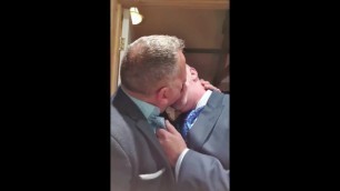 Daddies Snogging Complication (Kissing Deeply with Tongue)