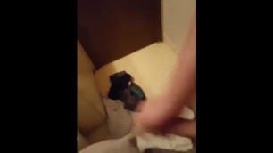 Hot Jock Strips and Jerks off before his Shower