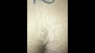 Hairy White Ass Takes Big Black Cock