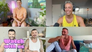Watch With Us: Just Dick League : A Gay XXX Parody with Ryan Bones, Manuel Skye, Paul Canon, Boomer Banks