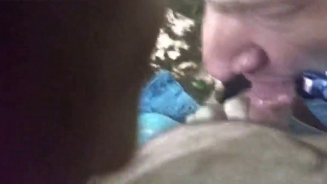 Rob sucking Nigel's cock in the woods