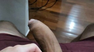 PLAYING WITH MY HUGE DICK