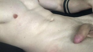 Intense handjob and moaning, fit straight hunk guy goes wild horny!!!! TheSexyJ
