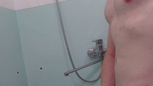 Bully jerking off in the bathroom