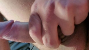 Prostate massage and milking ending with huge load
