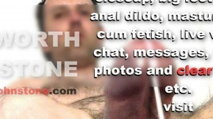 EDGEWORTH JOHNSTONE masturbating and eating cum CENSORED - Closeup cum shot hot gay guy jerking off his cock