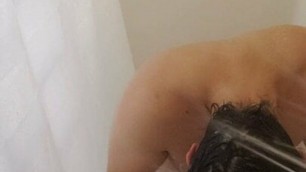 Barely 18+ teen twink in shower