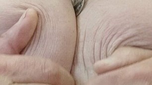 my male boobs - close and far