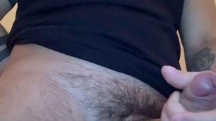 hairy cock close up