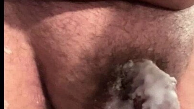 Hot Wax Dripping all over my cock and balls OH what pain
