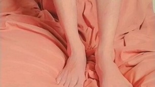 Lovely feet and virgin ass