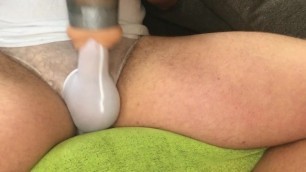 Hot Guy in Nylon Moaning for Pocket Mouth. Shaking Loud Orgasm, Lots of Cum!gay