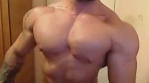 Muscular Guy Shows His Body